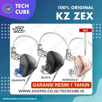 KZ ZEX with MIC Electrostatic Driver Earphone Headset Alt ZSN PRO X DQ6