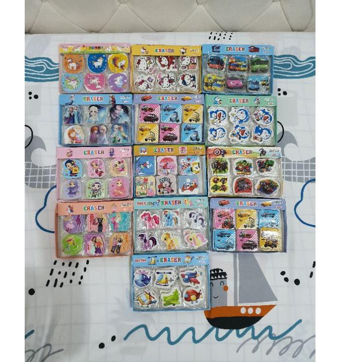 

TEERLARIS! ESW89 (24pc) penghapus murah/hapusan karakter/stip fancy
