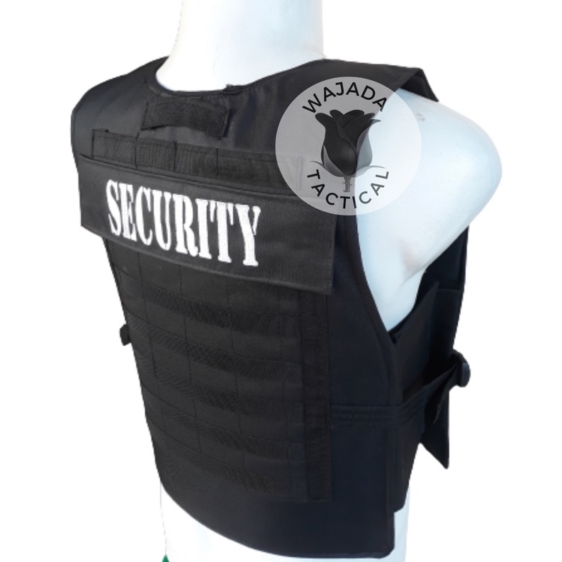 WJD Rompi Security Bodyvest Security Satpam Rompi Pelindung Dada