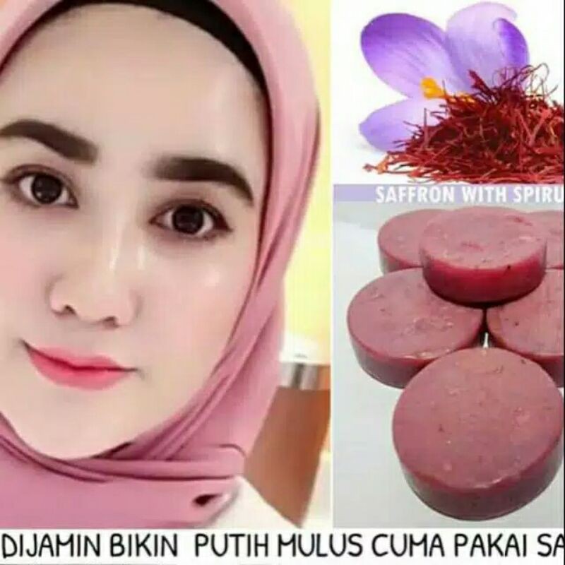 PROMO !! SABUN SAFFRON PEMUTIH WAJAH ORIGINAL BPOM.