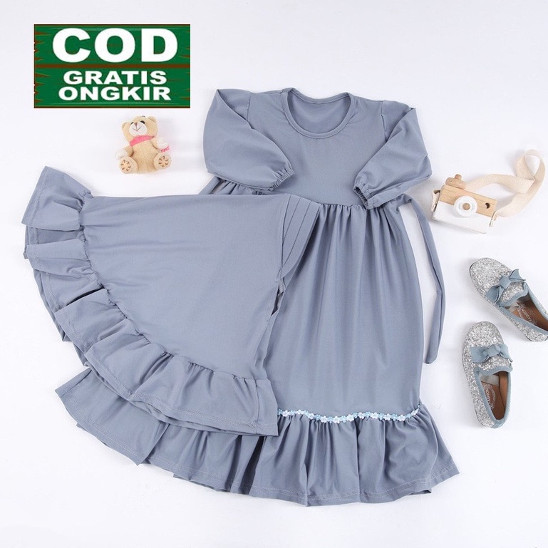 Gamis anak gamis anak perempuan gamis anak perempuan 5 tahun  Naiysa kids  gamis syari free hijab us