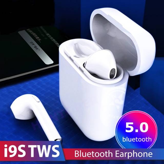 Headset Bluetooth i9s TWS True Wireless With Magnetic Charging