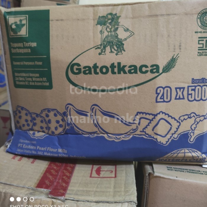 

BISA COD Terigu Gatot kaca Dos isi 500 gram