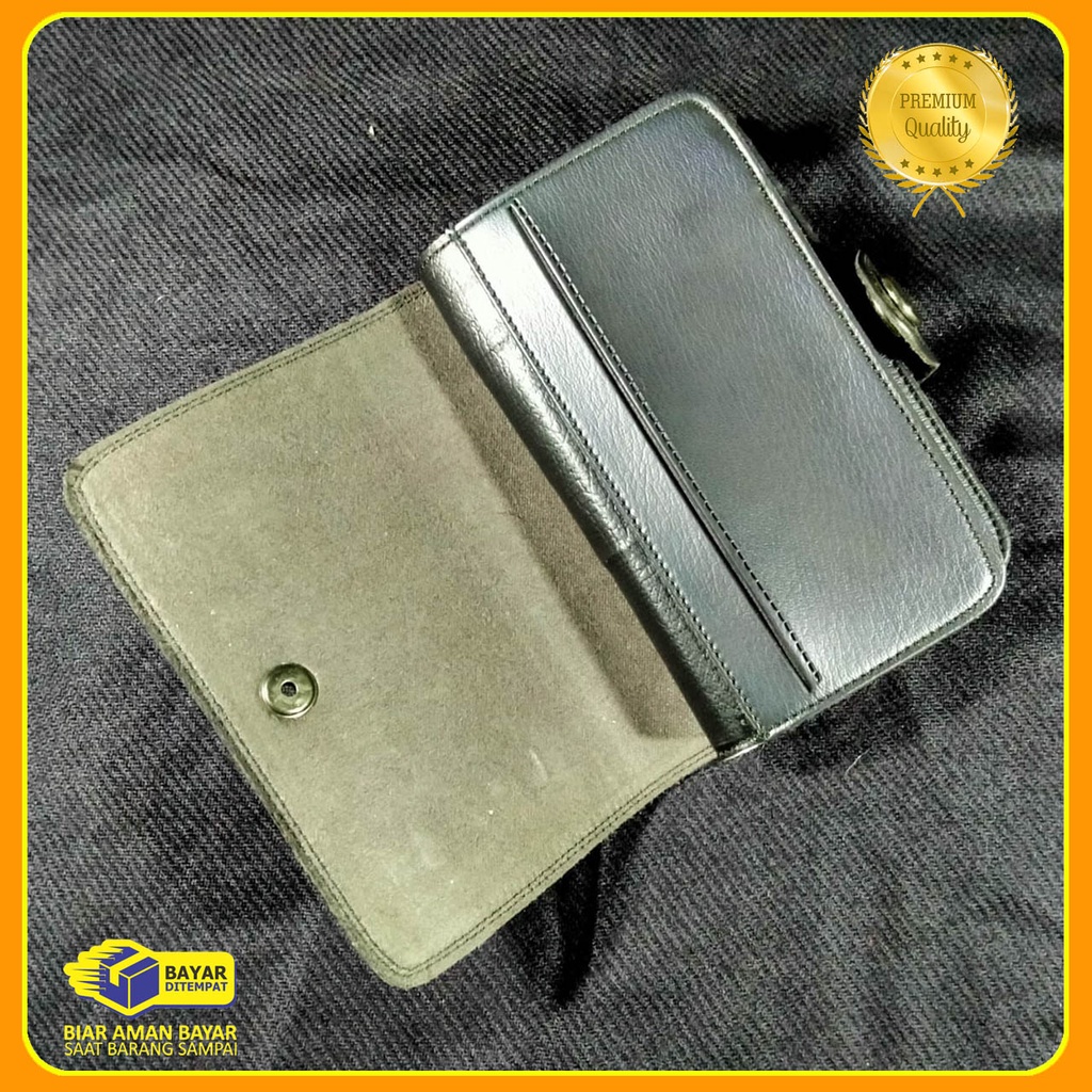 Dompet Cowok levis 3/4 kancing sintetik kasual