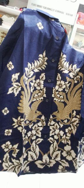 Kemeja Batik Pria Slim Fit Lengan Panjan Batik Pria Solo Original Colindion Cbl1094