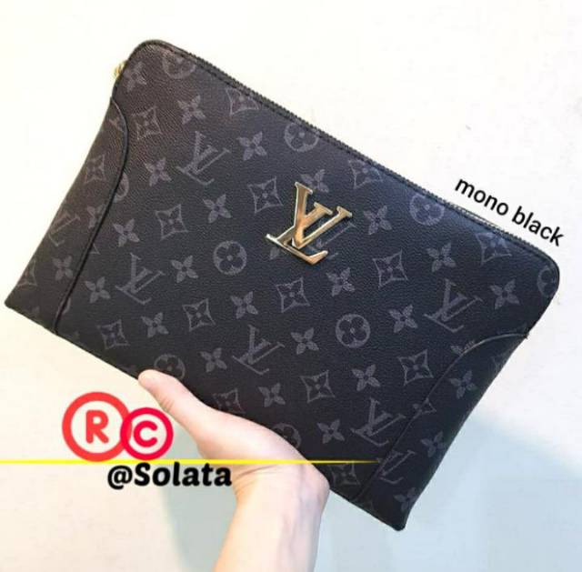 HANDBAG PRIA WANITA CLUTCH PRIA MONO DAMIER