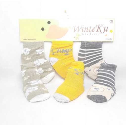 Morinz Kaos Kaki Winteku Baby - 1set isi 3 pasang