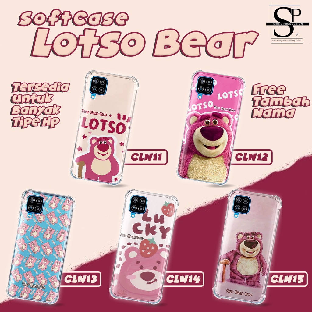 Softcase Lotso Bear For Iphone 6 7 8 PLUS X XS MAX XR 11 PRO MAX