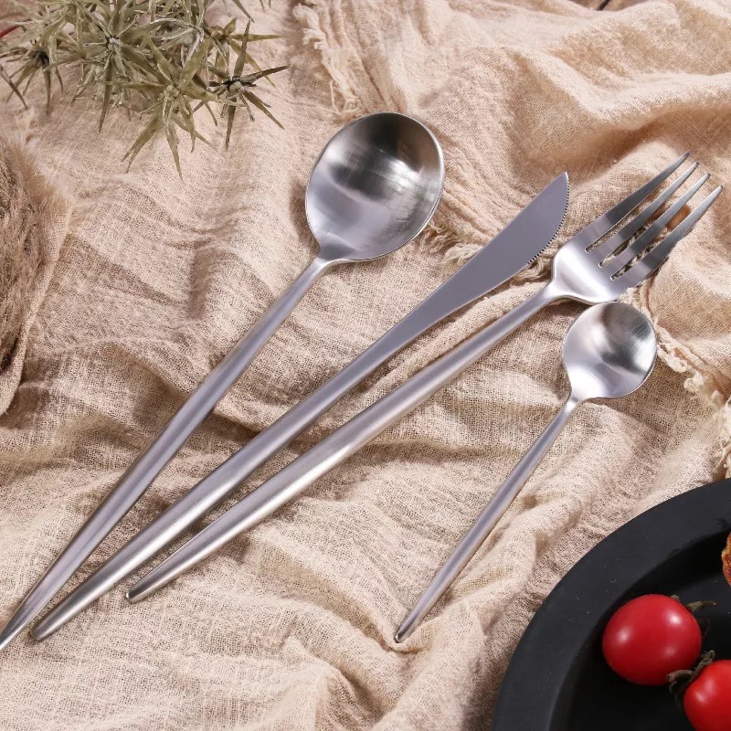 4Pcs sliver Stainless Steel Cutlery Set