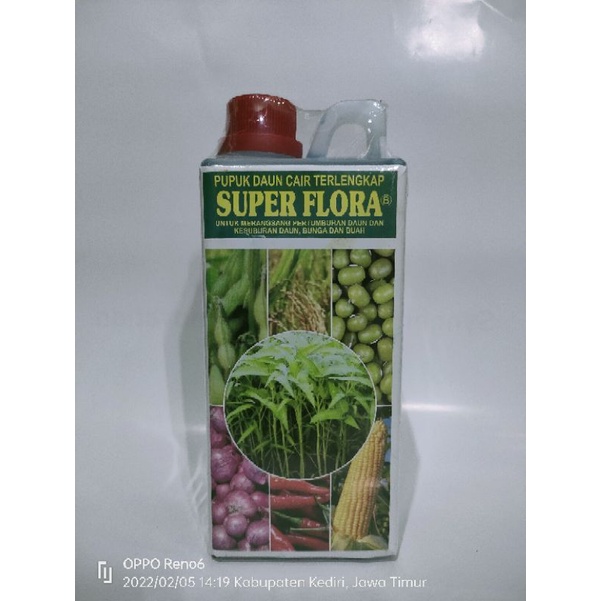 Pupuk Cair Super Flora 1 Liter Untuk Kesuburan Tanaman Daun Bunga Dan Buah