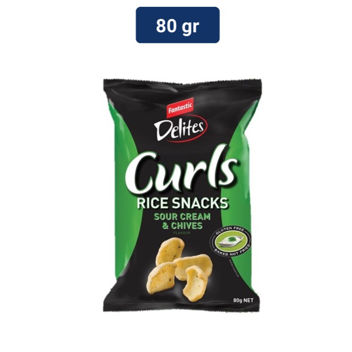 Jual Fantastic Delites Crackers Sour Cream & Chives 80 gr Shopee Indonesia