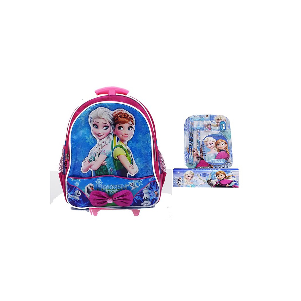 

Tas Troley T New Frozen Fever TK + Kotak Pensil Dan Alat Tulis