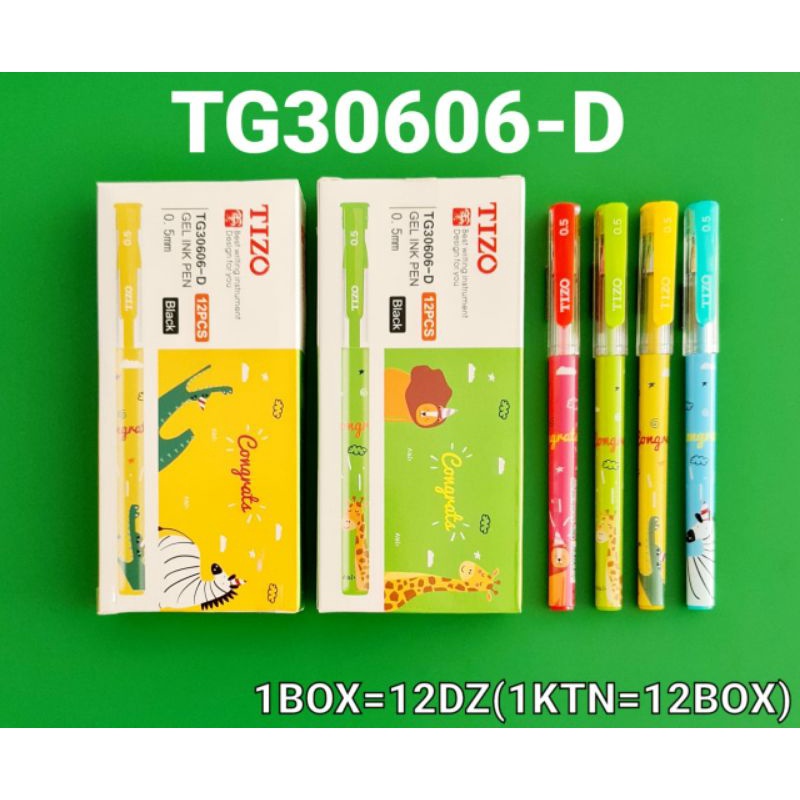 

Bulpen gel motif (12pc) Tizo