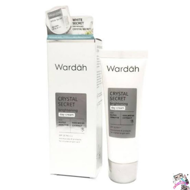 ☃Cutezz_Ching1☃Wardah Crystal Secret Brightening Day Cream/Night Cream