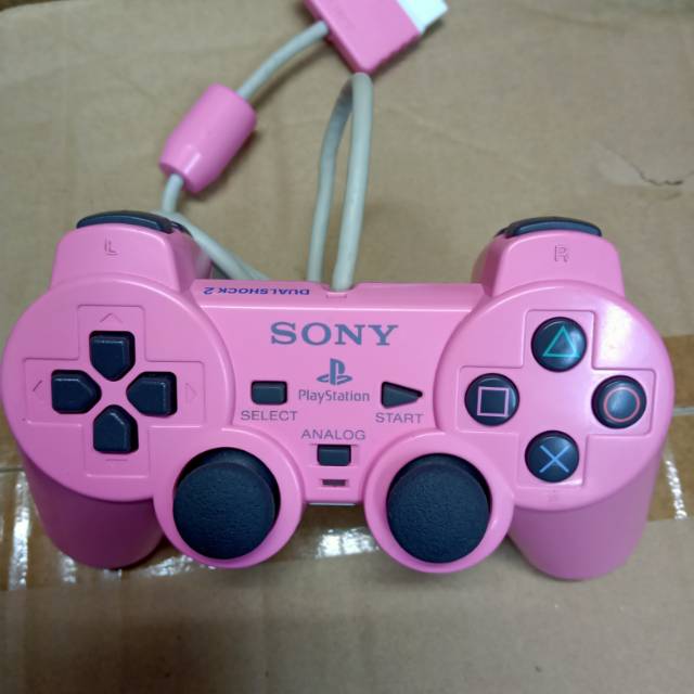 Stik PS 2 PS2 ori mesin Warna pink biru