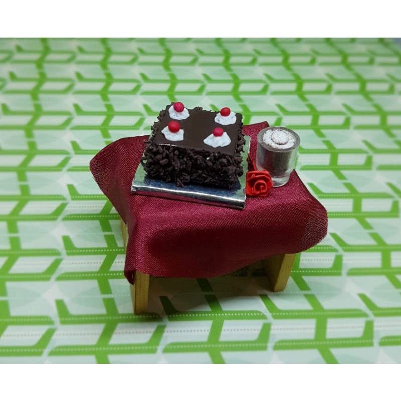 Miniatur Cake Blackforest (Cake Miniature) Dollhouse