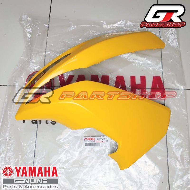 BODY COWLING KUNING B65-P1 AEROX ORIGINAL YAMAHA SAYAP COVER LAMPU DEPAN ORI YGP KIRI KANAN DI VARIAN