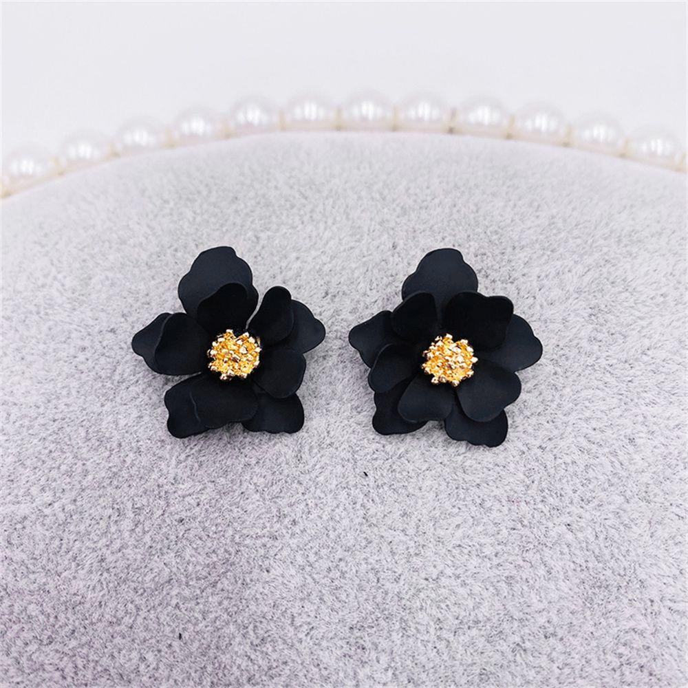 Anting Tusuk Nanas Perhiasan Aesthetic Manis Besi Perhiasan Wanita Perhiasan Cat Semprot