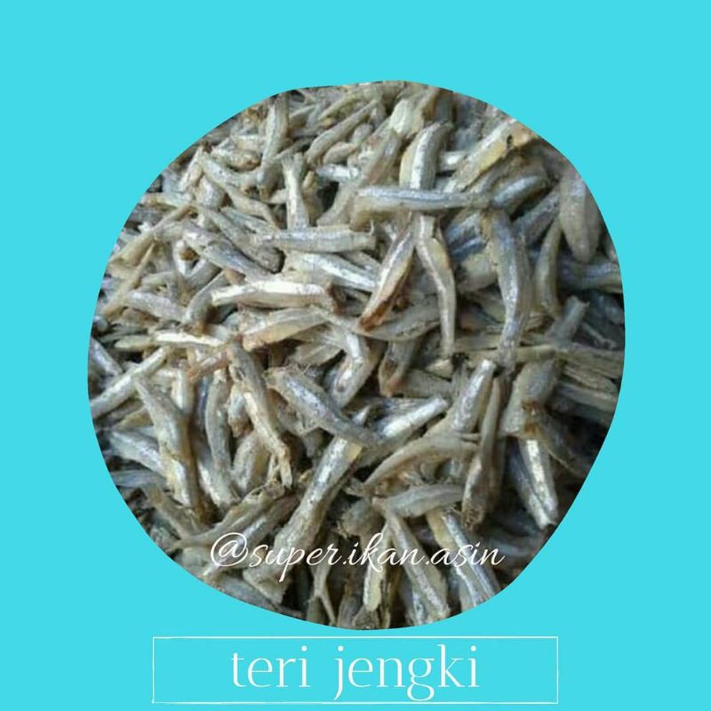 

IKAN ASIN 1 KG / TERI JENGKI / IKAN TERI / IKAN KEMASAN / KUALITAS SUPER / FROZEN FOOD