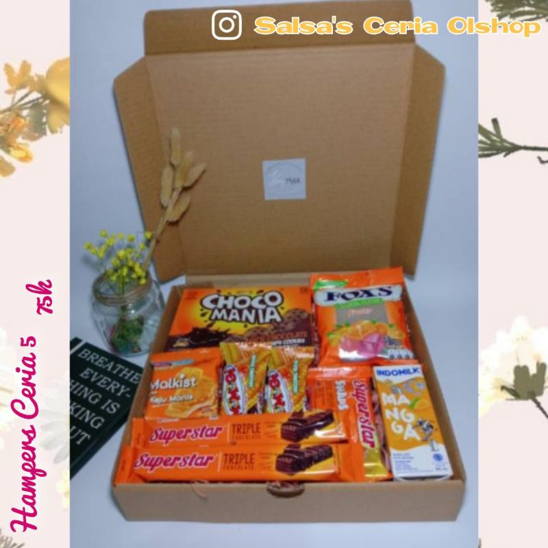 

Hampers Snack Boks Ceria 5/ Kado Unik/ Gift Murah / Banjarmasin
