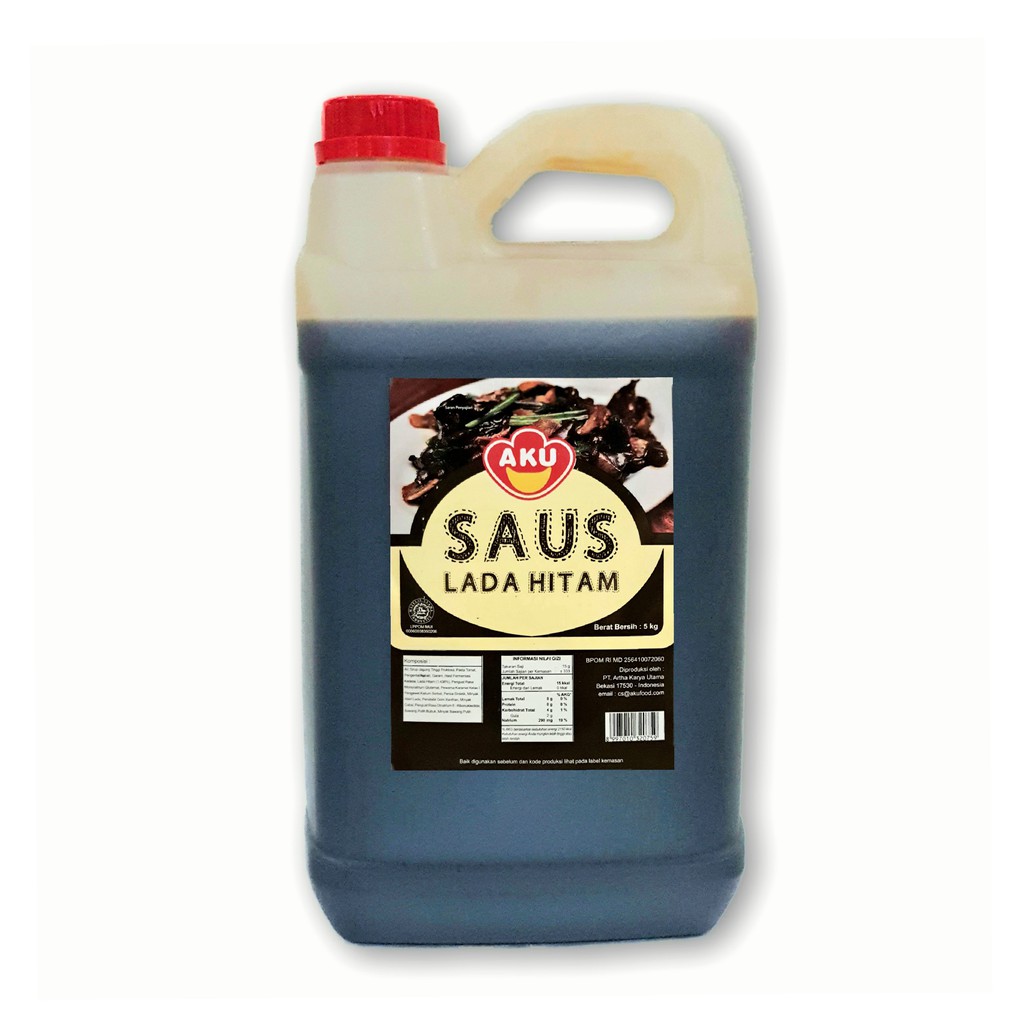 

Saus Lada Hitam AKU Jerigen 5 KG