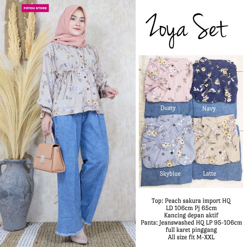 Zoya Set By FOYOU STORE