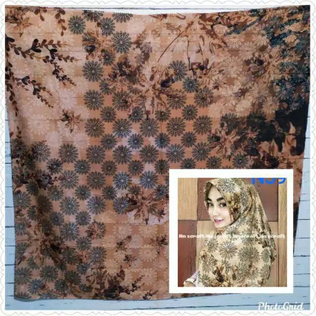 HIJAB MOTIF SEGI EMPAT LASER CUT 115 X 115