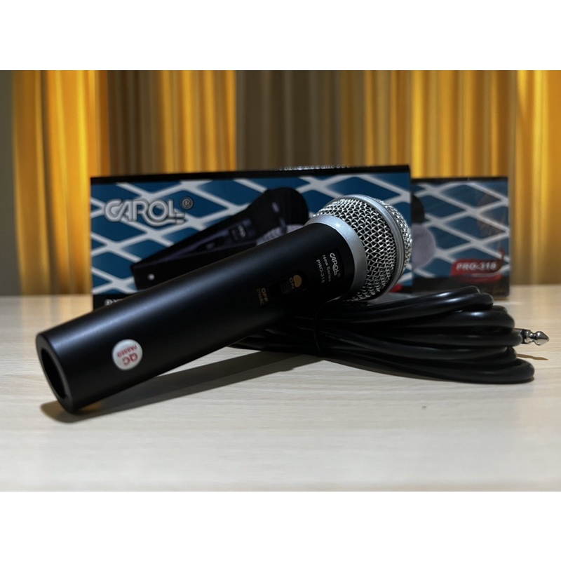 MICROPHONE MIC CABLE MIKROPON MIK KABEL CAROL PRO-318 3M 3 METER ORIGINAL ORI MURAH BAGUS TERLARIS TERBAIK GARANSI