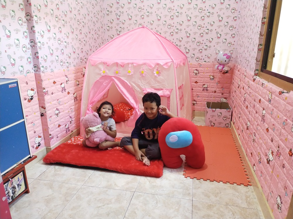 Kasur Bulu Rasfur Mbah Blangkon Uk.180x120x6cm Tebal Empuk Hello Kitty Terlaris Termurah / Surpet