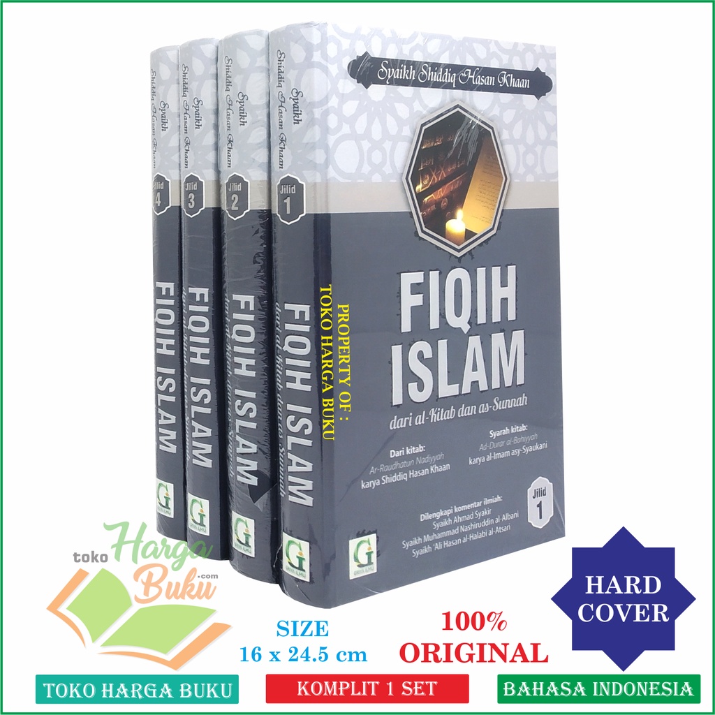 Foto Fiqih Islam dari Al-Kitab dan As-Sunnah KOMPLIT 1SET isi 4 Buku Fikih Islam Penerbit Griya Ilmu