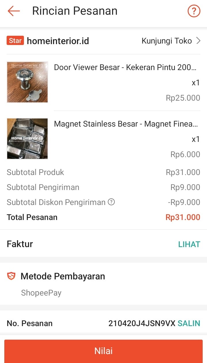 Magnet Stainless Besar - Magnet Fineasy - Magnet Pintu Lemari