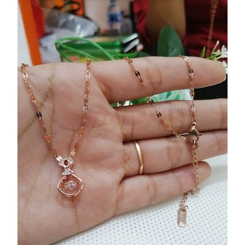 Kalung wanita Trendi Titanium Free Cincin bermacam macam motif pilihan termurah