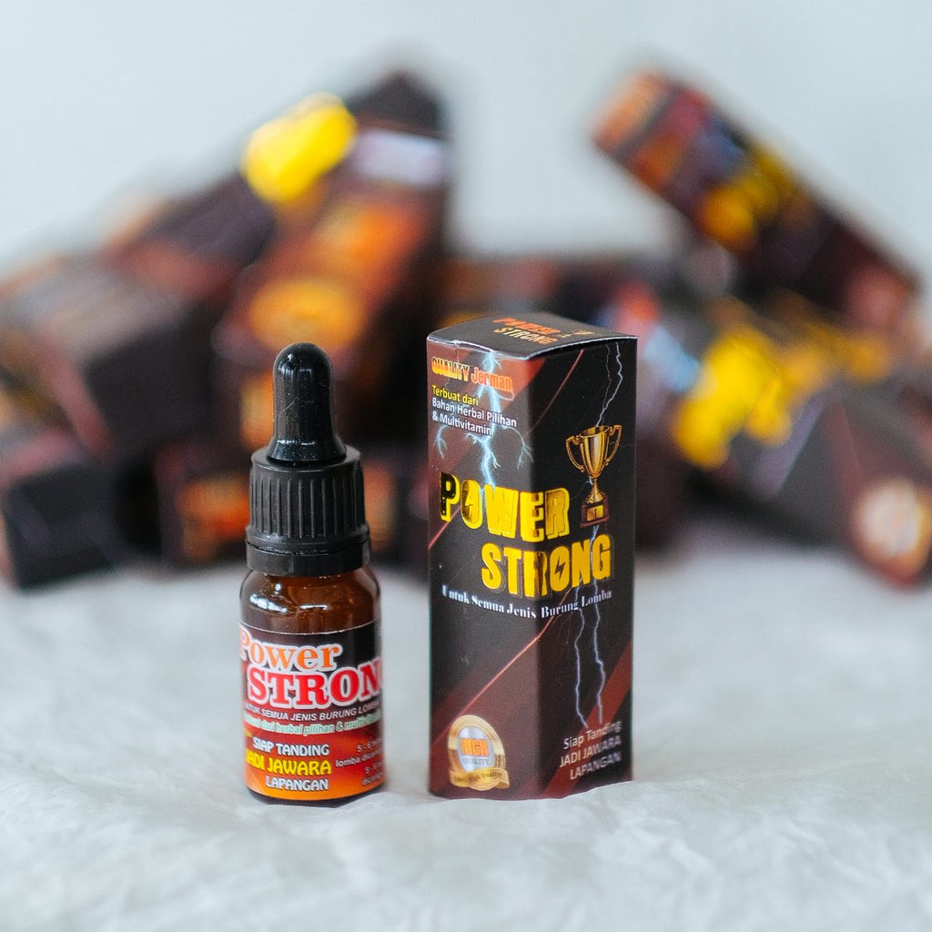 Power Strong - Vitamin Burung Kicau Lovebird - Murai - Murai Batu / Vitamin ATP / Doping Lomba ATP