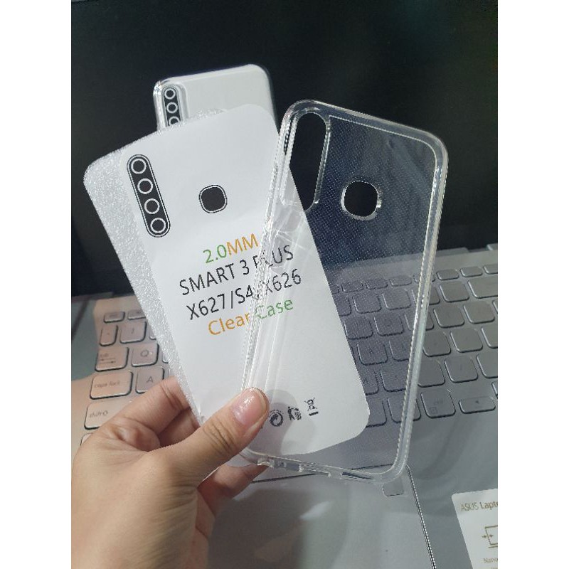 C/C- Infinix Smart 3 plus, smart 4, Note 7 Lite Clear Case HD Tebel Bening Transparan TPU Soft PA