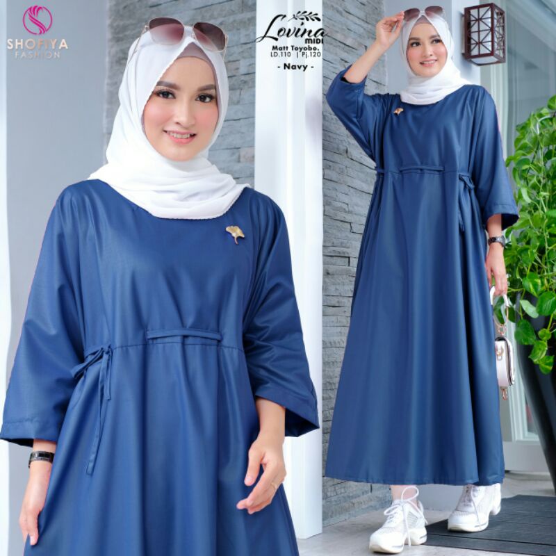 LOVINA Midi Dress Ori by Shofiya❤