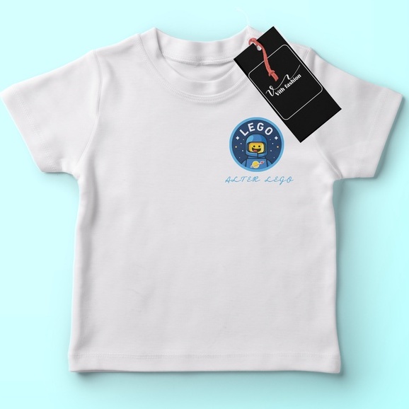 kaos lego x astronot baju anak lego
