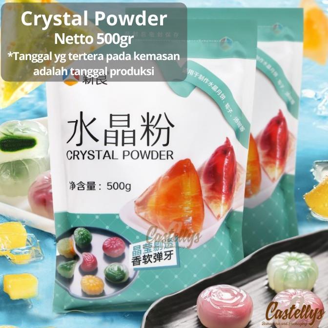 

siap kirim] Crystal Powder 500gr Tepung Ready Mix Premix Mooncake Snowskin IMPORT