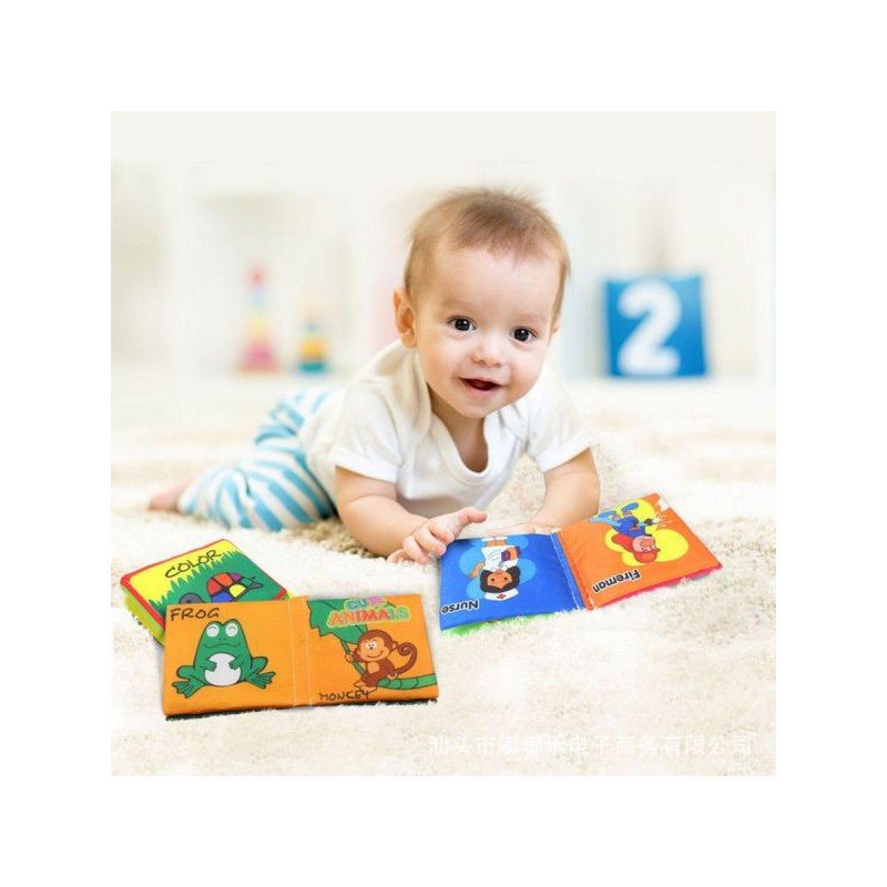 BUKU BANTAL BAYI GAMBAR EDUKASI - BUKU KAIN SOFTBOOK MAINAN ALPHABET