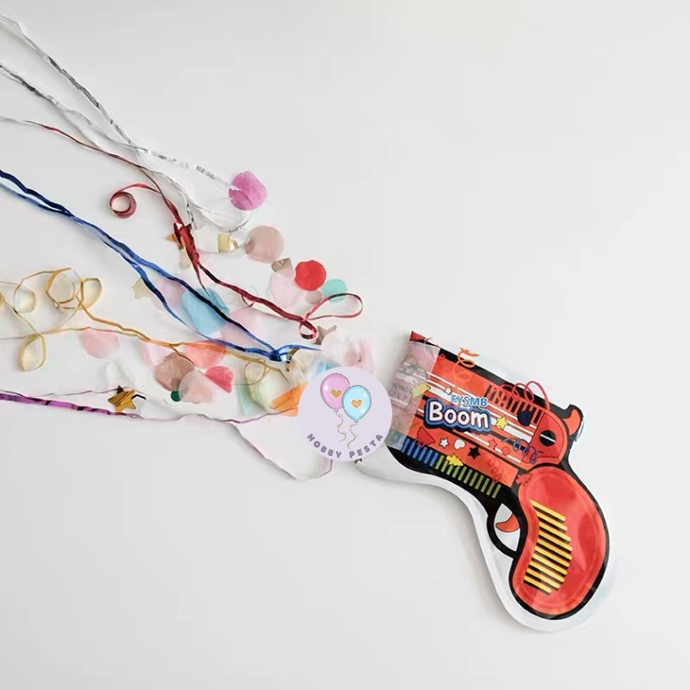 KONFETTI POPPER / PISTOL CONFETTI / CONFETTI GUN / PARTY POPPER