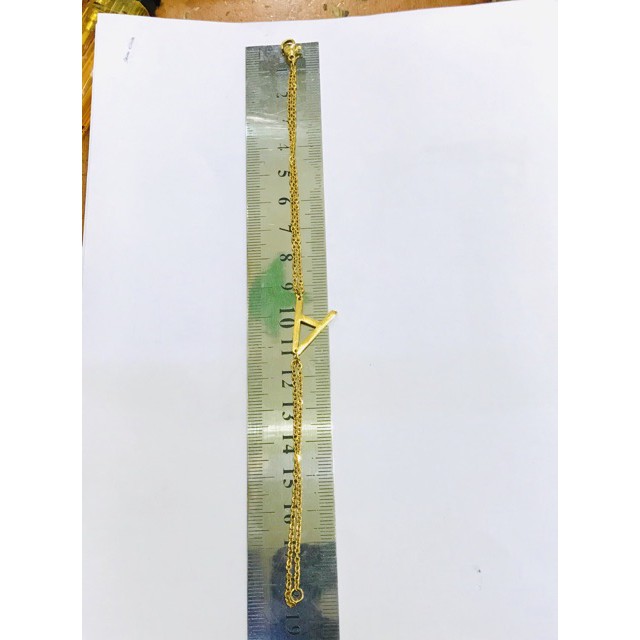 Gelang inisial gelang alphabet gelang huruf titanium