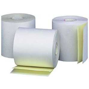 

Kertas Struk NCR Rangkap 2 2Ply Ukuran 75mm X 60mm ( harga untuk 10 roll )