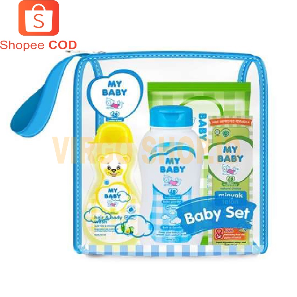 MY BABY Newborn Package [360g] 4 items / 1 Set Perlengkapan Mandi Bayi / Paket Bayi / Paket Perlengkapan Bayi / Paket Baby / My Baby Set