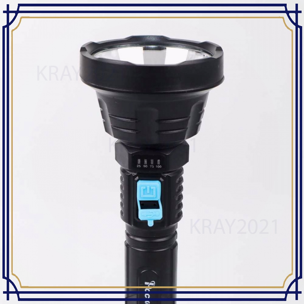 Senter LED Waterproof USB Cree XPE 500 Lumens - Y-826