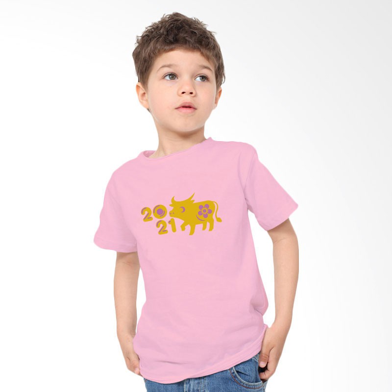 YOURSTYLE1119 - KAOS IMLEK / KAOS ANAK COW GOLD / COW / CNY /KAOS ANAK KATUN 24S