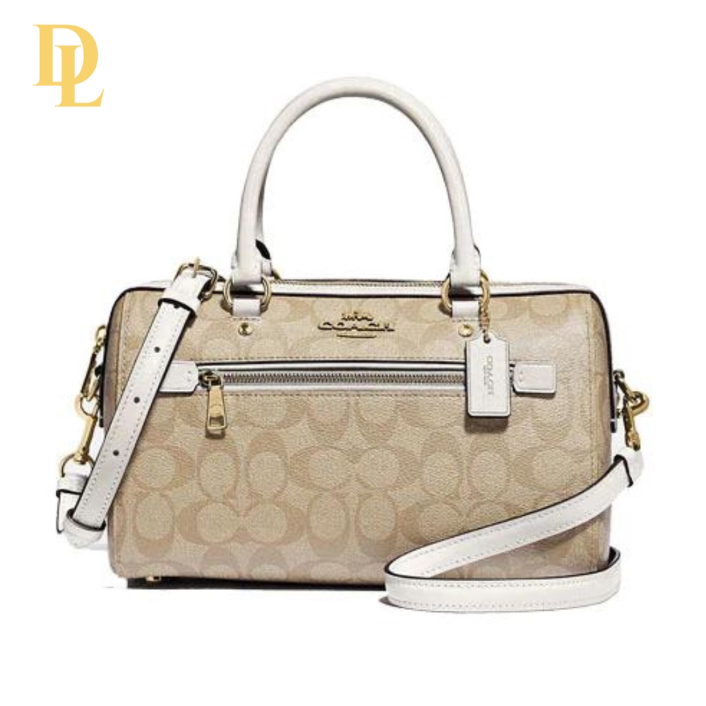 ROWAN SATCHEL IN SIGNATURE CANVAS (COACH F83607)