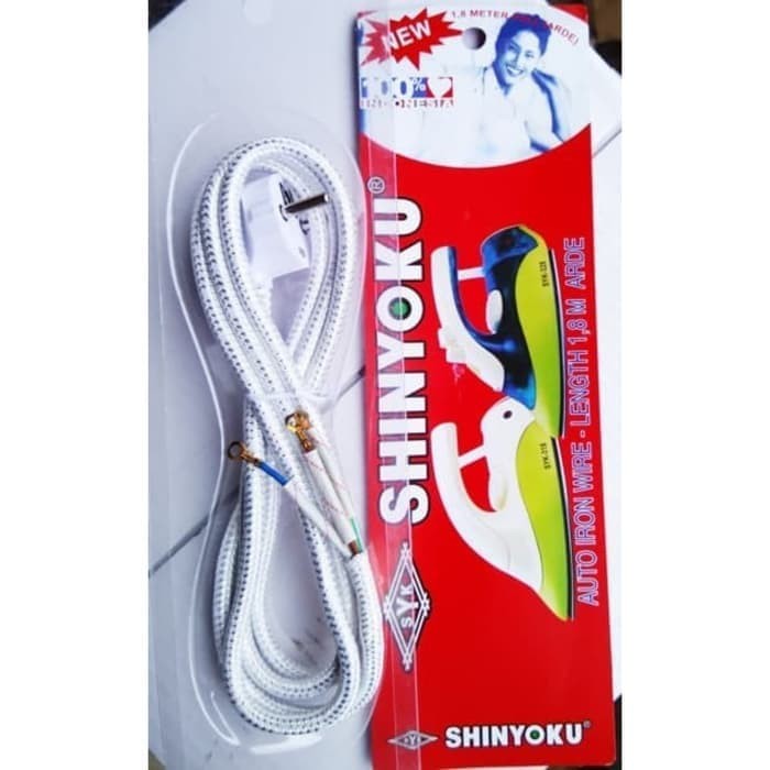 Kabel Setrika Gosokan Arde Shinyoku 1.8 meter SNI isi 3 Kabel