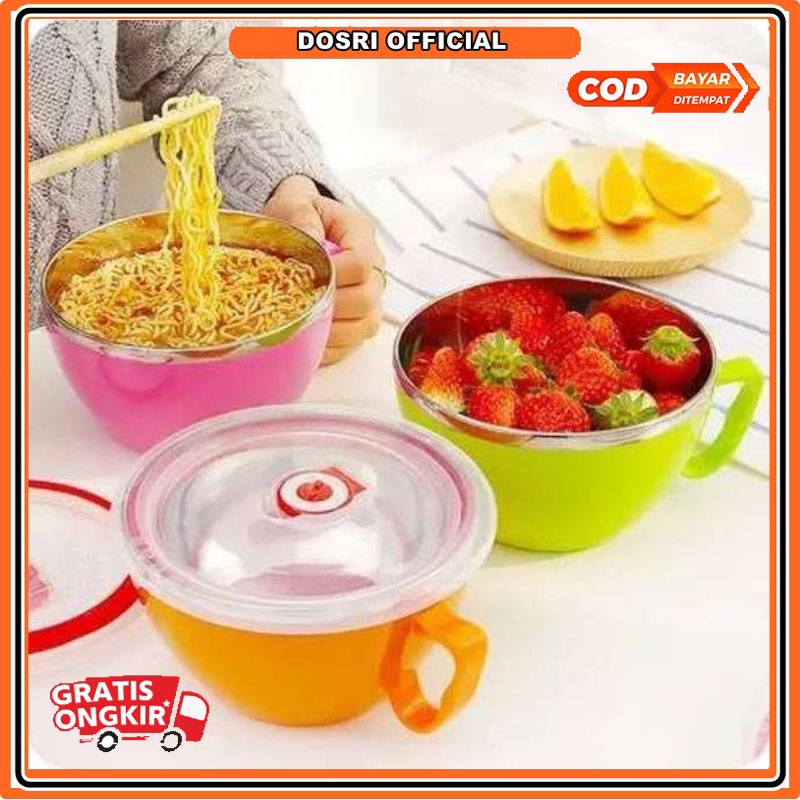 [ BISA COD ] Korean Fresh Bowl - Mangkuk Mie (MAMI) - Stainless - 900ml