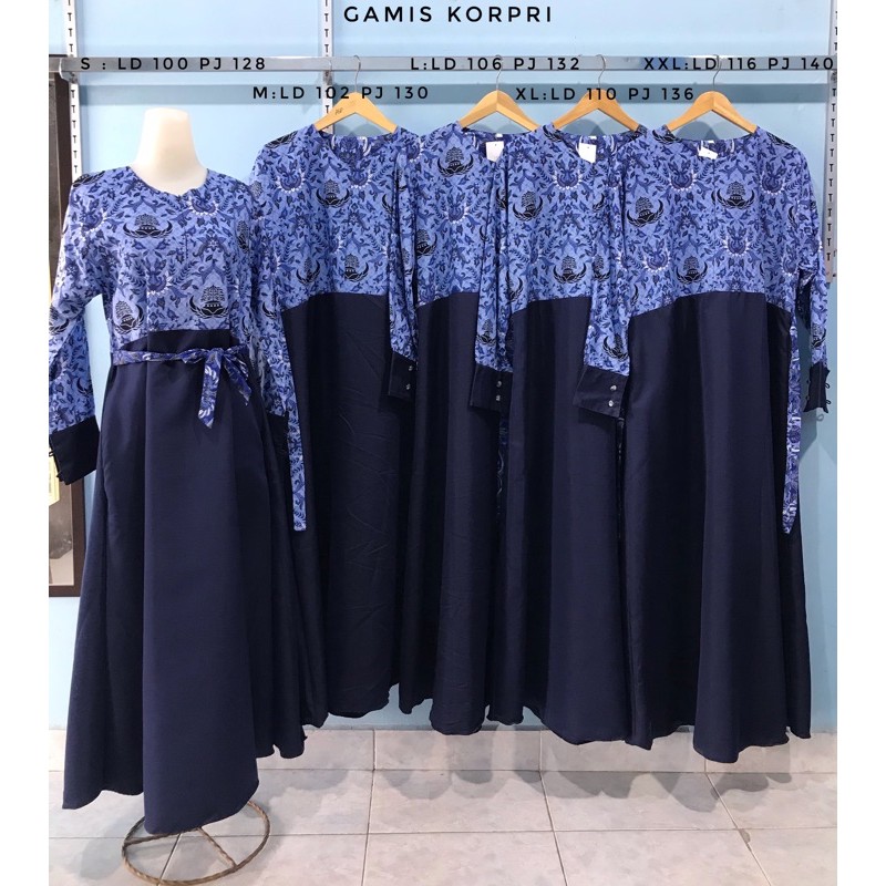Gamis korpri / gamis kantor