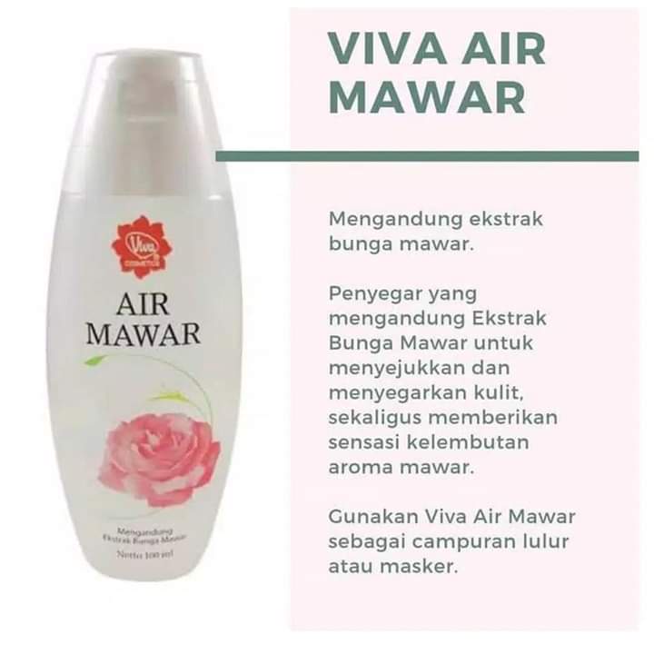 Viva Air Mawar / Toner Wajah / Penyegar Wajah / Pembersih /penyegar wajah