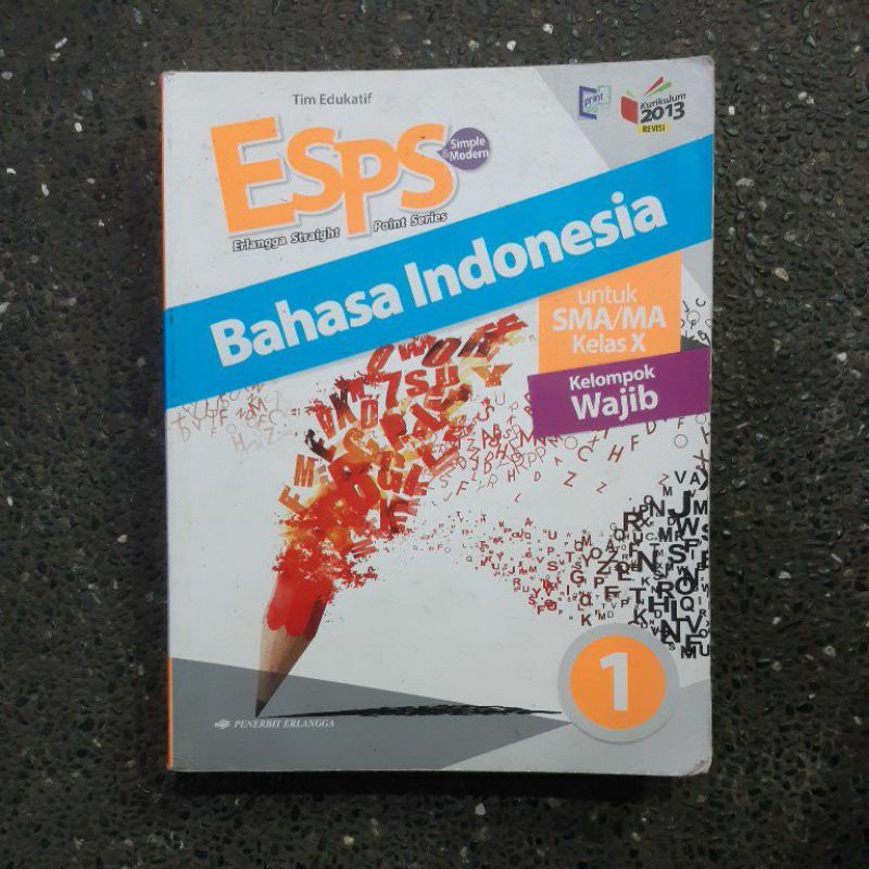 Jual Buku Esps Bahasa Indonesia Sma Kelas Revisi Kurikulum